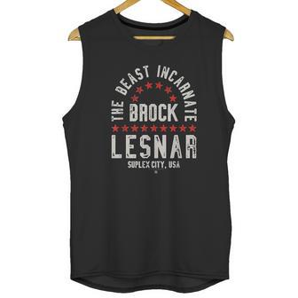 The Beast Incarnate Brock Lesnar Fight Unisex Tank Top | Favorety CA