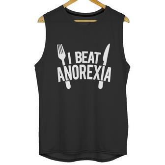 I Beat Anorexia Big Unisex Tank Top | Favorety UK