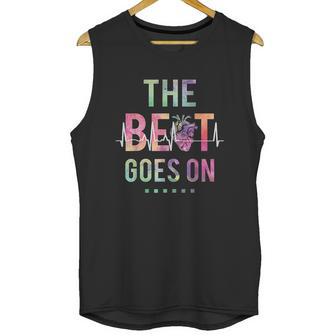 The Beat Goes On Heartbeat Rehab After Surgery Cool Gift Unisex Tank Top | Favorety CA