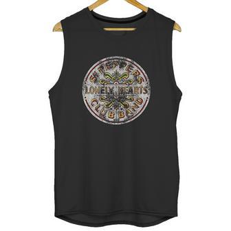 The Beatles Sgt Pepper Drum Burnout Unisex Tank Top | Favorety UK