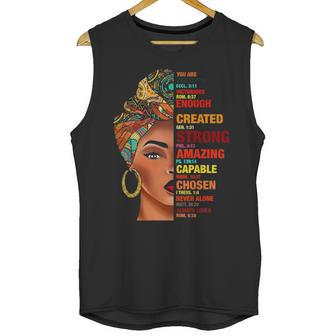 You Are Beautiful Victorious Enough Created Black Girl Unisex Tank Top | Favorety DE