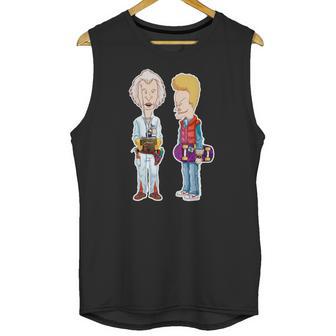 Beavis And Butt-Head Do Back To The Future Unisex Tank Top | Favorety UK