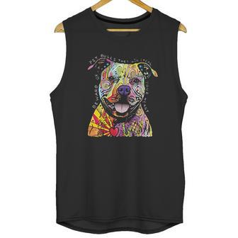 Beware Of Pit Bulls They Will Steal Your Heart Unisex Tank Top | Favorety UK