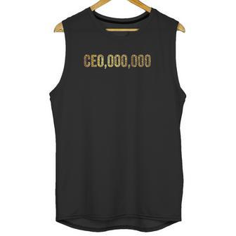 Bibox Plus Entrepreneur Ceo000000 Gold Startup Unisex Tank Top | Favorety AU