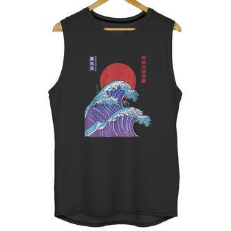 Big Wave Aesthetic 80S Unisex Tank Top | Favorety