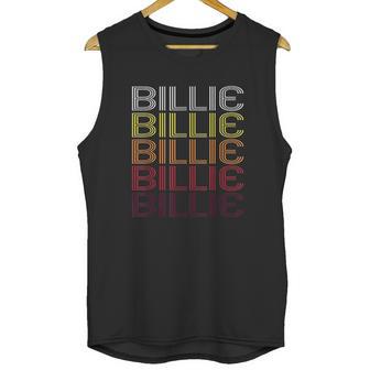 Billie Retro Wordmark Pattern Vintage Style Unisex Tank Top | Favorety AU