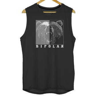 Bipolar Cute Mental Disorder Polar Bear Tee Gift Unisex Tank Top | Favorety AU