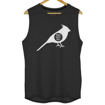 Birds Aren Real Slogan Unisex Tank Top | Favorety