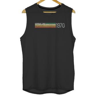 Birthday 1970 Vintage Retro Throwback Gift Idea Unisex Tank Top | Favorety UK