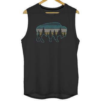 Bison American Buffalo Vintage Unisex Tank Top | Favorety UK