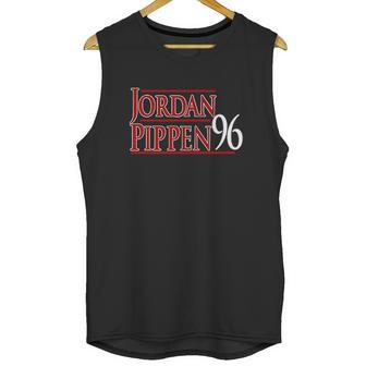 Black Chicago Mj Jordan Pippen 1996 Hooded Unisex Tank Top | Favorety