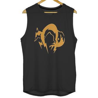 Black Generic Metal Gear Solid Fox Hound Design Unisex Tank Top | Favorety CA