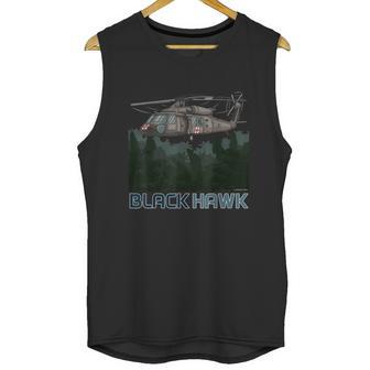 Black Hawk Helicopter Military Armed Forces Novelty Unisex Tank Top | Favorety UK