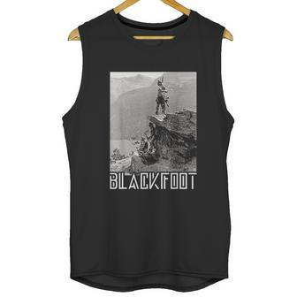 Blackfoot Native American Indians At Glacier National Park Unisex Tank Top | Favorety UK