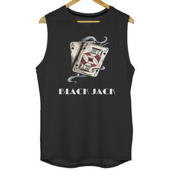 Blackjack T Shirt Jack Of Spades Ace Of Spades - Lucky Tee Unisex Tank Top | Favorety AU