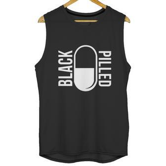 Blackpilledcom White Logo Unisex Tank Top | Favorety