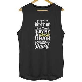 Blonde Hairstyle Quotes Gift I Blondie Hair Unisex Tank Top | Favorety