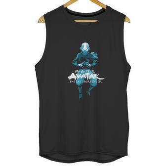 Blue Monochromatic Aang The Last Airbender Unisex Tank Top | Favorety CA