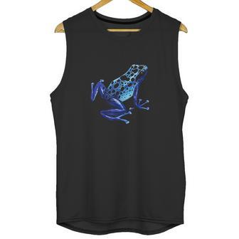 Blue Poison Dart Frog Colorful Design Nature Lover Unisex Tank Top | Favorety CA