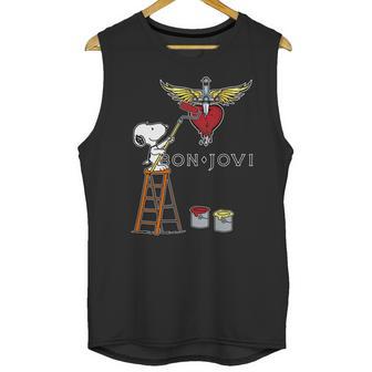 Bon Jovi Painting Unisex Tank Top | Favorety CA