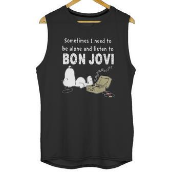 Bon Jovi - Snoopy Unisex Tank Top | Favorety