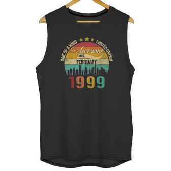 Born In February 1999 Vintage 22Nd Birthday 22 Years Old Unisex Tank Top | Favorety AU