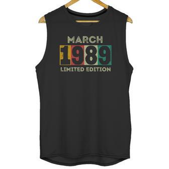 Born In March 1989 32Nd Birthday Gift 32 Years Old Unisex Tank Top | Favorety AU