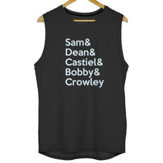 Brand88 - Supernatural Cast Adults Printed Unisex Tank Top | Favorety CA