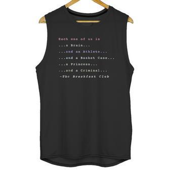 Breakfast Club Each One Of Us Is Graphic Unisex Tank Top | Favorety DE