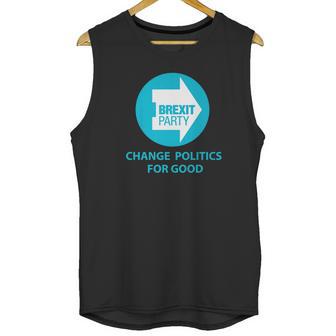 Brexit Party Britain Change Politics For Good Logo Unisex Tank Top | Favorety UK