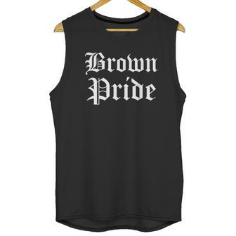 Brown Pride Old English Unisex Tank Top | Favorety CA