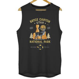 Bryce Canyon National Park Vintage Utah Deer Elk Unisex Tank Top | Favorety AU