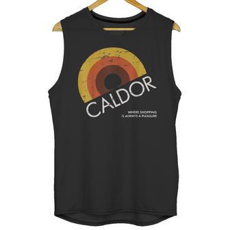 Caldor Vintage Retro Caldors Department Unisex Tank Top | Favorety CA