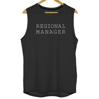 Campus Apparel Regional Manager Funny Joke Unisex Tank Top | Favorety UK