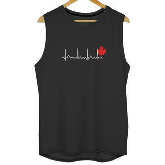 Canada Heartbeat Love T-Shirt Canada Dominion Day Tshirt Unisex Tank Top | Favorety CA