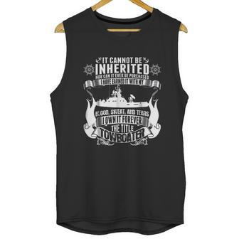 It Cannot Be Inherited Towboater Unisex Tank Top | Favorety