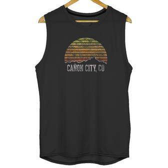 Canon City Colorado Mountain Sunset Winter Unisex Tank Top | Favorety CA