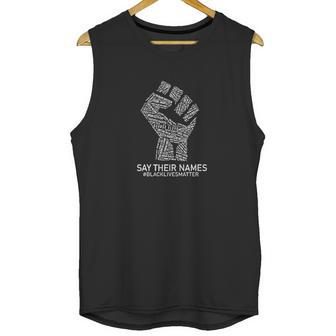 I Cant Breathe Black Lives Matter Protest Unisex Tank Top | Favorety