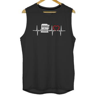 Cass Slot Machine Heartbeat Unisex Tank Top | Favorety UK