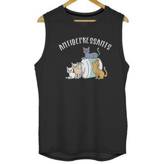 Cat Antidepressant Funny Cat Unisex Tank Top | Favorety CA