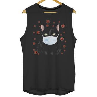 Cat Is Wearing Mask Face Anti Virus Unisex Tank Top | Favorety UK