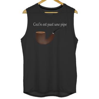 Ceci Nest Pas Une Pipe Unisex Tank Top | Favorety DE