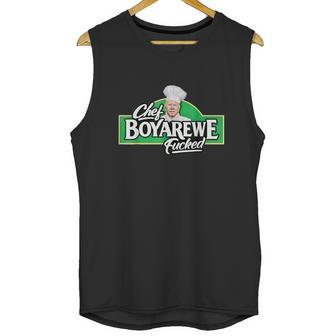 Chef Boyarewe Fucked Funny Anti Biden Pro Trump Graphic Design Printed Casual Daily Basic Unisex Tank Top | Favorety DE