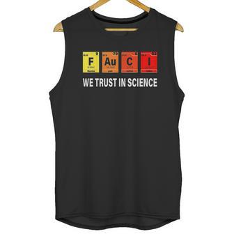 Chemistry Fauci Elements Periodic Table F Au C I Unisex Tank Top | Favorety CA