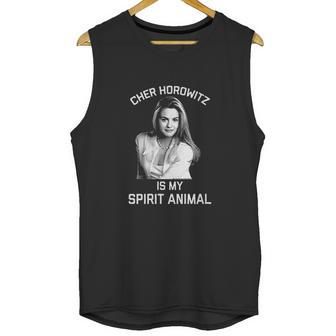 Cher Horowitz Black And White Grayscale Portrait Unisex Tank Top | Favorety DE