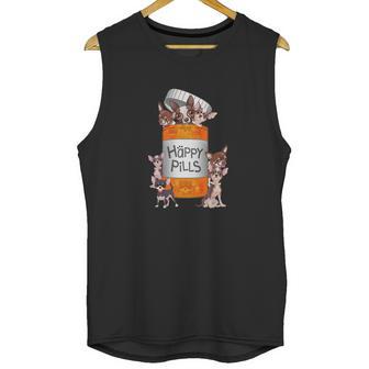 Chihuahua Funny Happy Pill Unisex Tank Top | Favorety