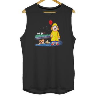 Chihuahua Oh Shit Pitbull Pennywise It Shirt Unisex Tank Top | Favorety AU