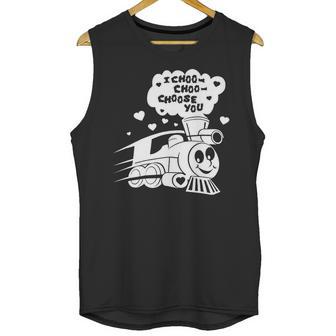 I Choo Choo Choose You Funny Valentines Day Gif Unisex Tank Top | Favorety