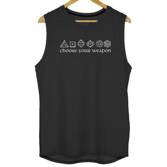 Choose Your Weapon Dice Unisex Tank Top | Favorety UK