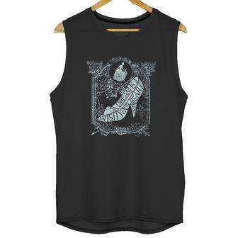 Cinderella Slipper Silhouette Text Fill Unisex Tank Top | Favorety CA